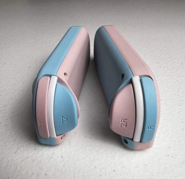Cute pastel theme - Sakura pink heaven blue - Custom Joycons for Nintend Switch - Image 4