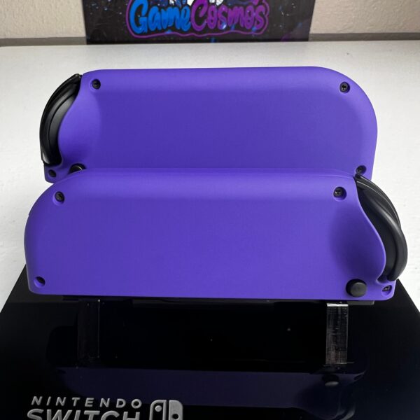 Soft Touch Deep Purple - DPAD Colored ABXY - Custom Joycons for the Nintend Switch - Image 4