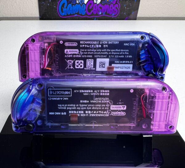 Two-Tone Glossy Gradient - Blue & Purple - Custom Joycons for the Nintend Switch - Image 4