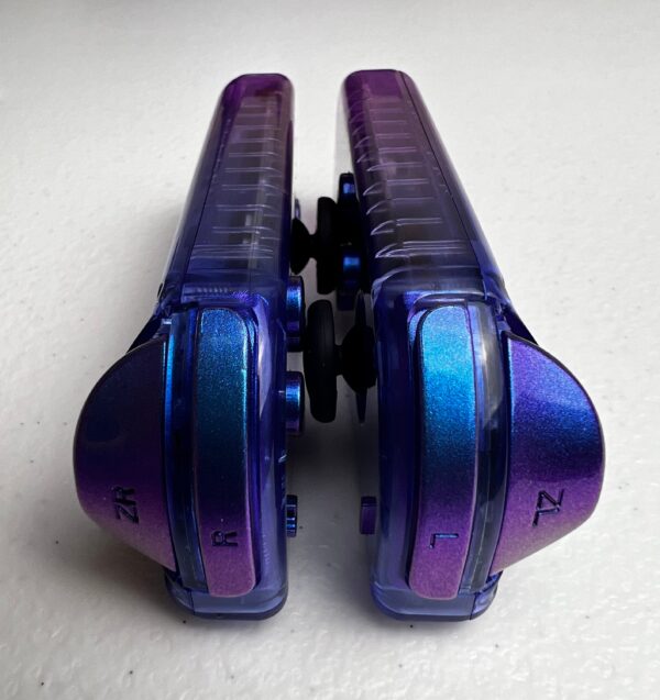 Two-Tone Glossy Gradient - Blue & Purple - Custom Joycons for the Nintend Switch - Image 5