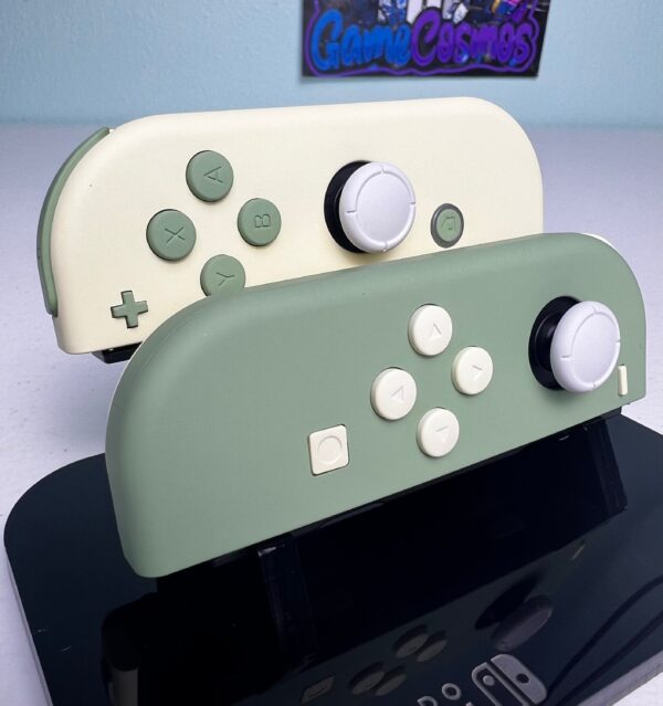 Matcha & Cream - Soft Touch Finish - Custom Joycons for the Nintend Switch - Image 5