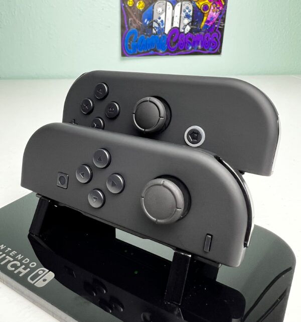 Soft Touch Midnight Black - Black Accents - Custom Joycons for the Nintend Switch - Image 2