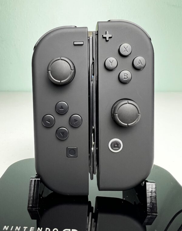 Soft Touch Midnight Black - Black Accents - Custom Joycons for the Nintend Switch - Image 3