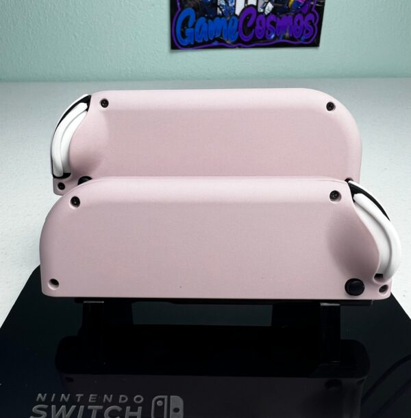 Soft Touch Sakura Pink - White Accents - Custom Joycons for the Nintend Switch - Image 5