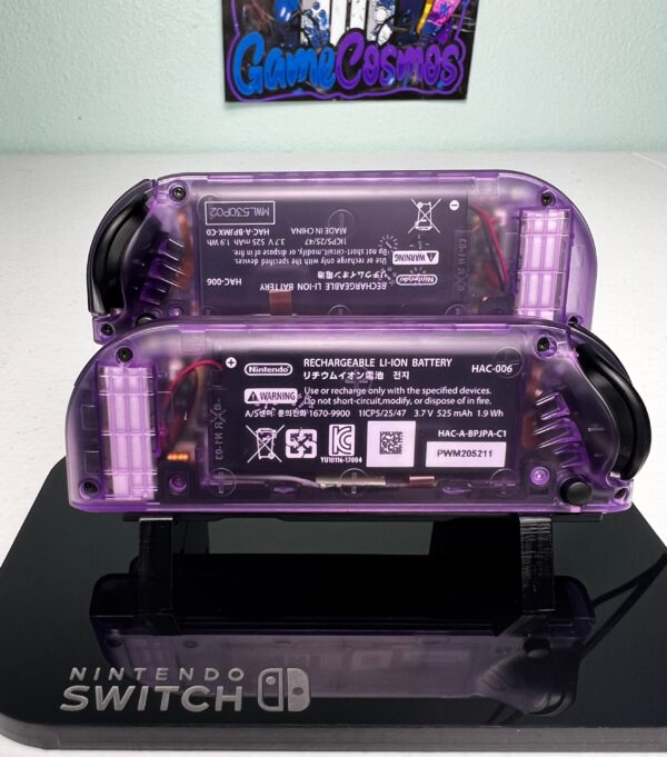 Atomic Purple - DPAD W/ Colorful ABXY - Custom Joycons for the Nintend Switch - Image 5