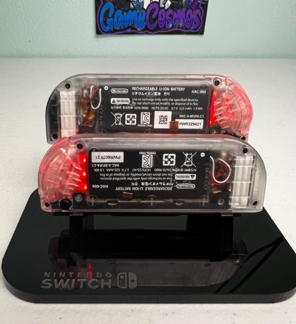 Transparent Clear - RGB LED - Custom Joycons for the Nintend Switch - Image 5