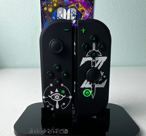 Zelda Theme - Glow in the Dark - RGB LED - Custom Joycons for the Nintend Switch - Image 4