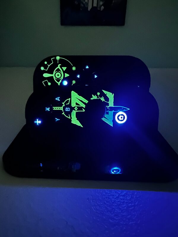 Zelda Theme - Glow in the Dark - RGB LED - Custom Joycons for the Nintend Switch - Image 5