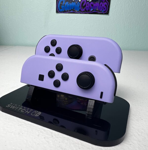 Violet Pastel - Black Accents - Custom Joycons for Nintend Switch - Image 3