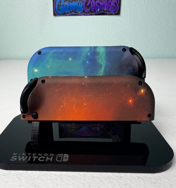 Galaxy Nebula - Black Accents - Custom joycons for the Nintend Switch - Image 2