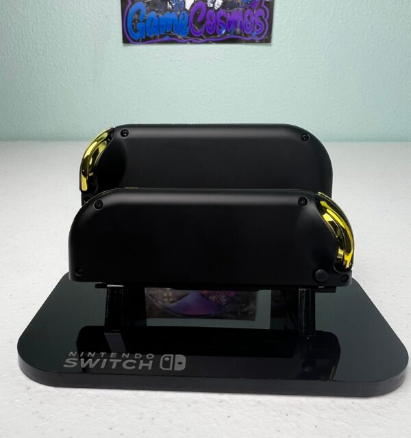 Black Wave Kanagawa - Gold Accents - Custom Joycons for the Nintend Switch - Image 3