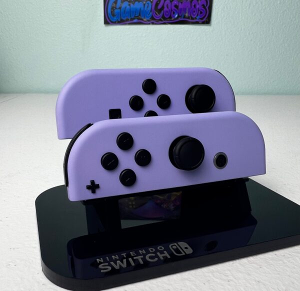 Violet Pastel - Black Accents - Custom Joycons for Nintend Switch - Image 5