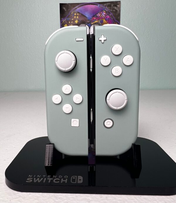 Light Cyan - White Accents - Custom Joycons for Nintend Switch - Image 2