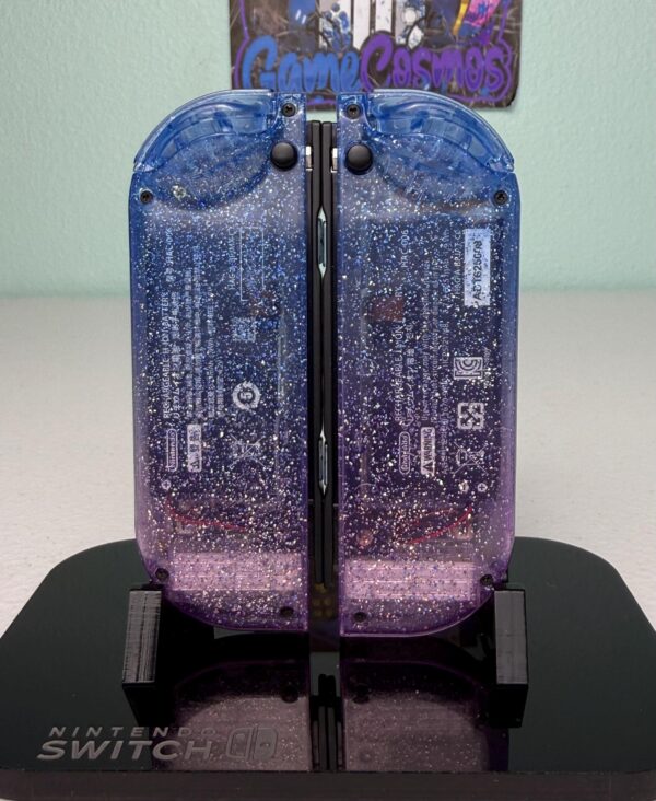 Two-Tone Glossy Glitter - Blue & Purple - Custom Joycons for the Nintend Switch - Image 4