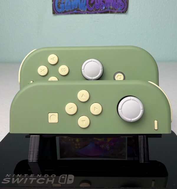Matcha Green - Cream Accents - Custom Joycons for the Nintend Switch - Image 2