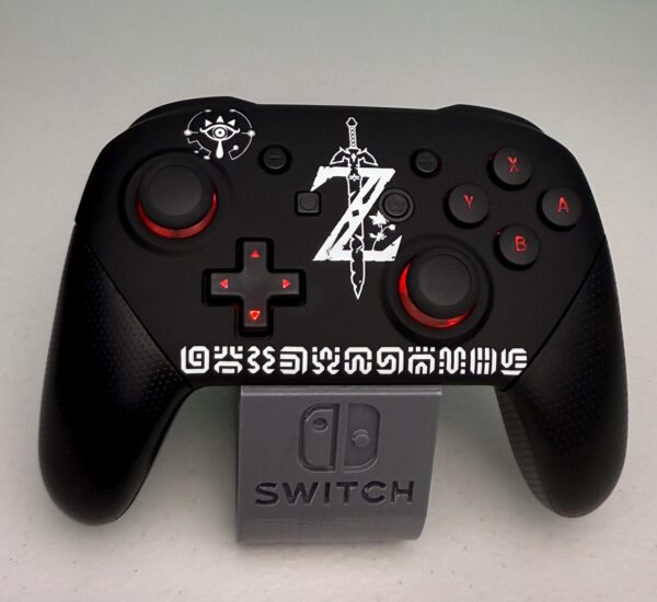Zelda - RGB LeD - Glow in the Dark - Custom Pro Controller for Nintendo Switch - Image 5