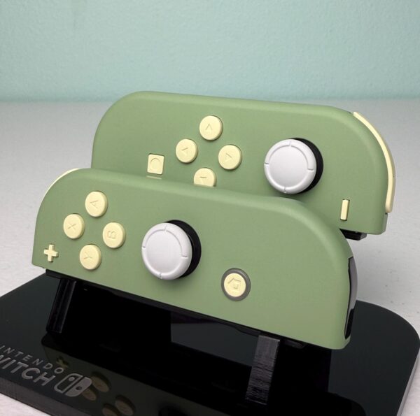 Matcha Green - Cream Accents - Custom Joycons for the Nintend Switch - Image 5