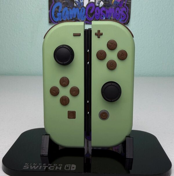 Matcha Green - Woodgrain Accents - Custom Joycons for the Nintend Switch - Image 2