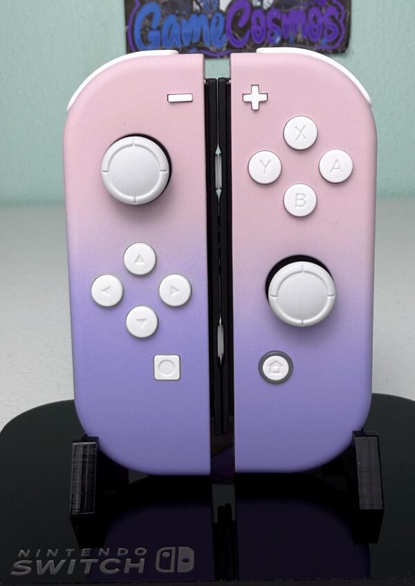 Two-tone Pastel - Pink & Violet - Custom Joycons for the Nintend Switch - Image 2