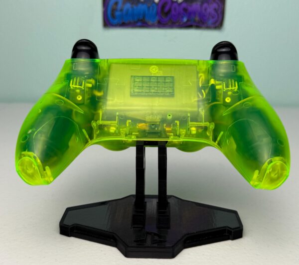 Clear Lime Green - Colored Accents - Custom Wireless Controller for PS5 Or PC - Image 2