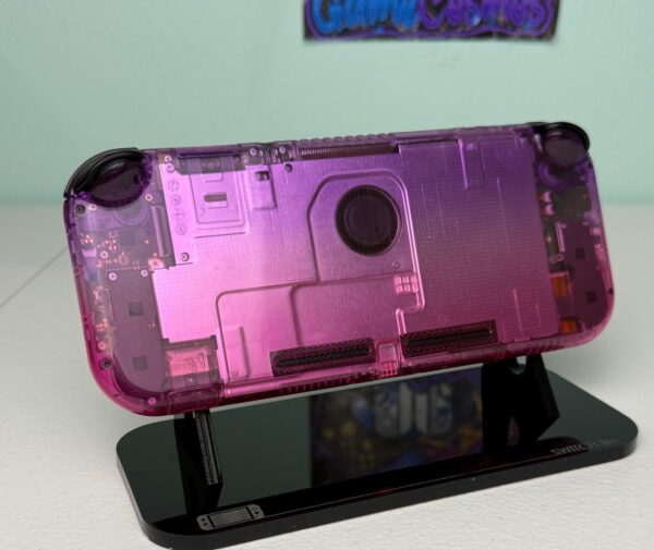 Two-Tone Purple Pink - Glossy Gradient Transparent - Custom Switch lite - Image 2