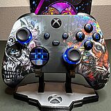 LASToNE NoRESTOCK - Tiger Skull - RGB LED - Custom Wireless Controller for Xbox Or PC