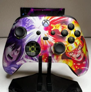Naruto Uzumaki Vs Sasuke Uchiha - RGB LED - Custom Controller for Xbox or PC