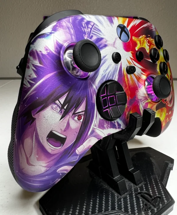 Naruto Uzumaki Vs Sasuke Uchiha - RGB LED - Custom Controller for Xbox or PC - Image 2
