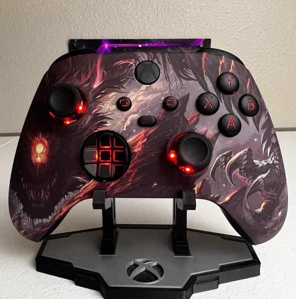 Dragon theme - RGB LED - Custom Wireless Controller for XBox or PC