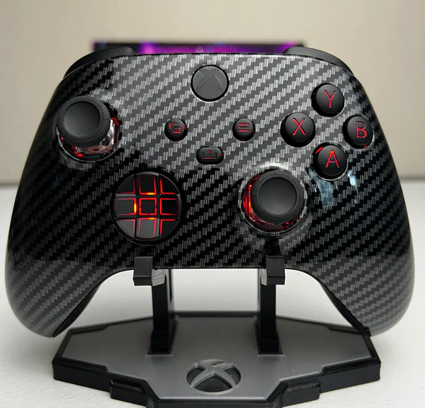 Carbon Fiber Theme - RGB LED - Custom Wireless Controller for Xbox Or PC