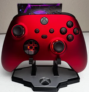 Scarlet Red - RGB LED - Soft Touch - Custom Wireless Controller for Xbox Or PC