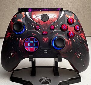 Marvel Spider-Man - RGB LED - Custom Wireless Controller for Xbox or PC