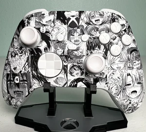 Ahegao - Soft White - Custom Wireless Controller for Xbox Or PC