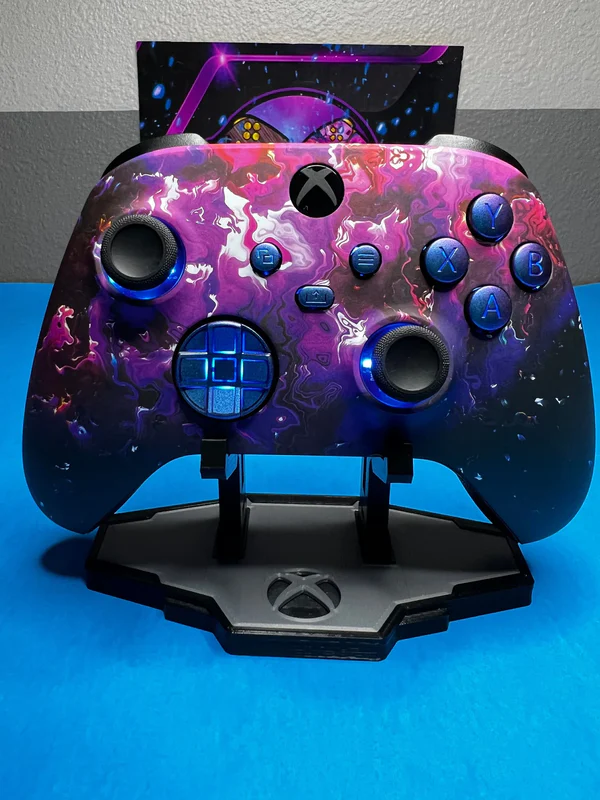 Molten Lava theme - RGB LED - Custom Wireless Controller for Xbox Or PC