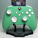 Soft Touch Mint Green - White Accent - Custom Wireless Controller For Xbox Or PC