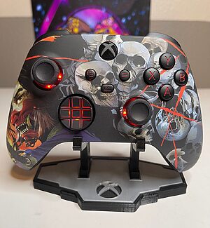 Assassin theme - RGB LED - Custom Wireless Controller for Xbox or PC