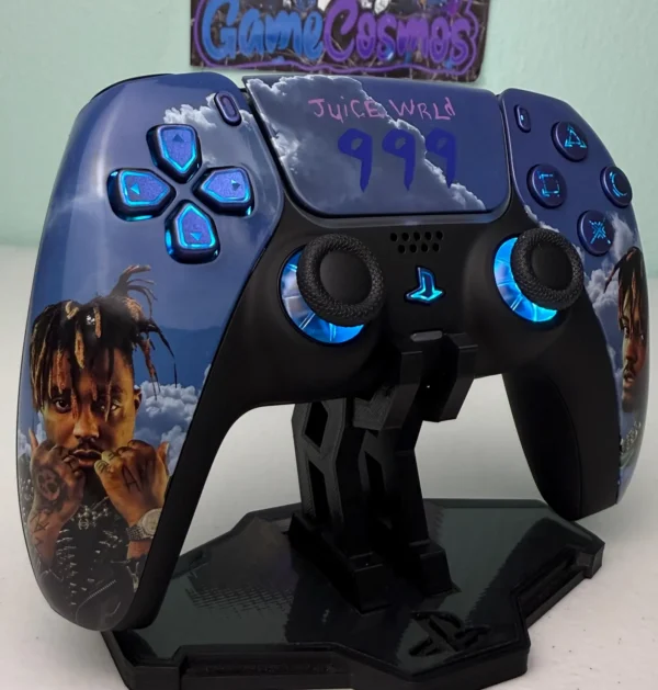 Juice WRLd - Glossy Finish - RGB LED - Custom Wireless Controller for PS5 Or PC - Image 5
