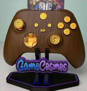 Woodgrain Style - Real Metal - Custom Wireless Controller for Xbox Or PC