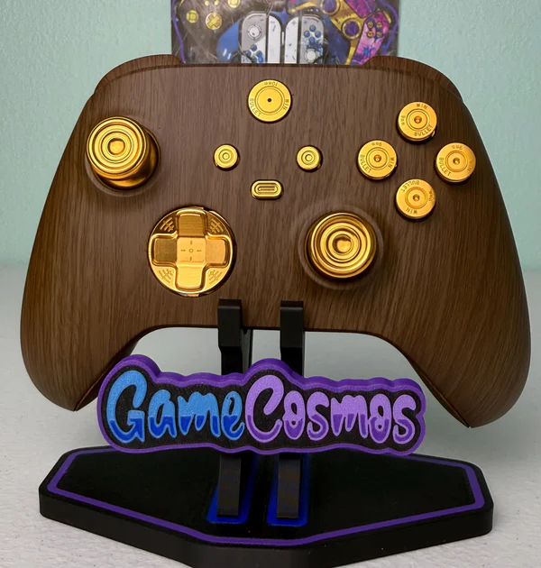 Woodgrain Style - Real Metal - Custom Wireless Controller for Xbox Or PC