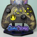 Egyptian theme - RGB LED - Gold Chrome - Custom Wireless Controller for Xbox Or PC