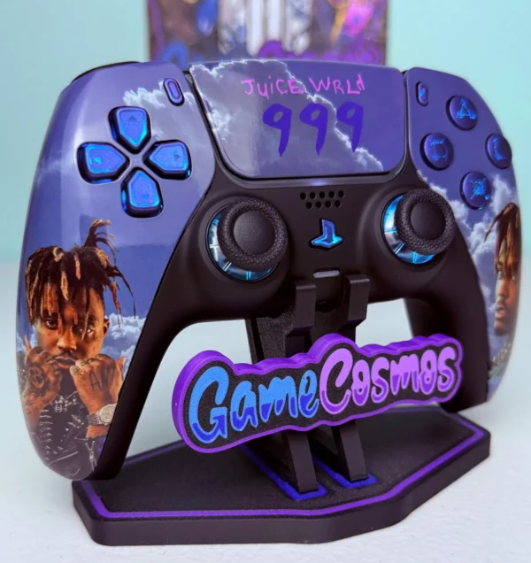Juice WRLd - Glossy Finish - RGB LED - Custom Wireless Controller for PS5 Or PC - Image 3