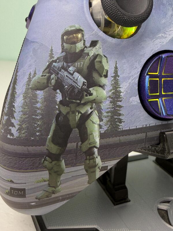Halo Master Chief - RGB LED - Custom Wireless Controller for Xbox Or PC - Image 2