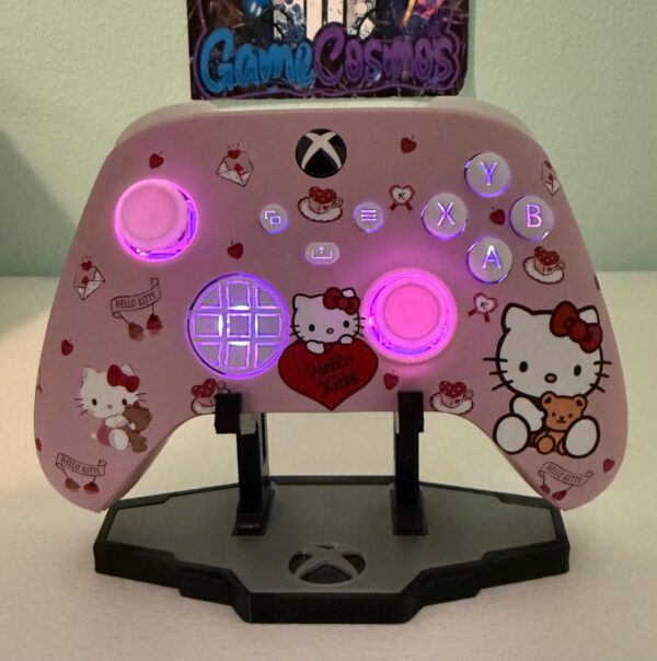 Sanrio Hello Kitty - RGB LED - Custom Wireless Controller for Xbox or PC - Image 2