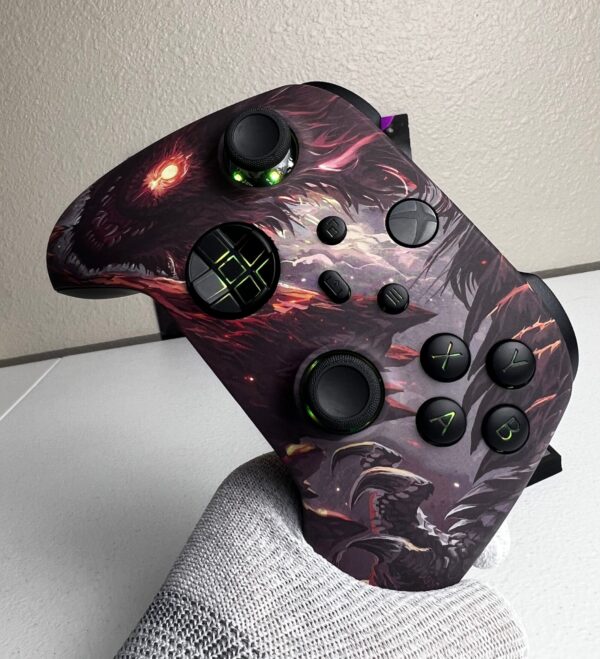 Dragon theme - RGB LED - Custom Wireless Controller for XBox or PC - Image 4
