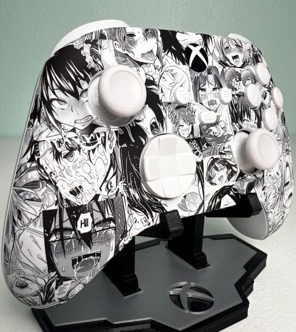 Ahegao - Soft White - Custom Wireless Controller for Xbox Or PC - Image 2