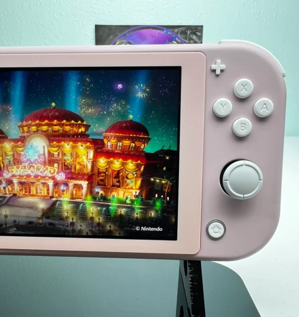 Cherry Blossom Sakura Pink - Soft Touch Pastel White Accents - Custom Switch Lite - Image 3