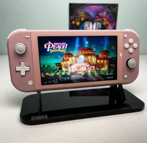 Cherry Blossom Sakura Pink - Soft Touch Pastel White Accents - Custom Switch Lite