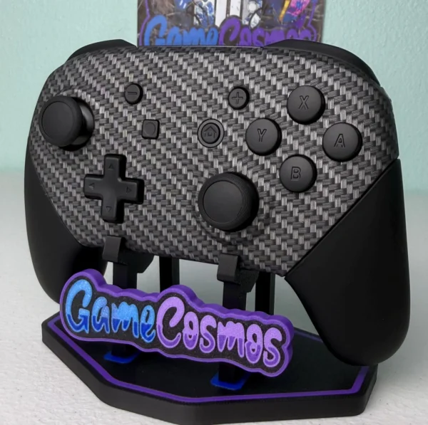 Carbon Fiber - Black Accents - Wireless Pro Controller for The Switch Or PC - Image 2
