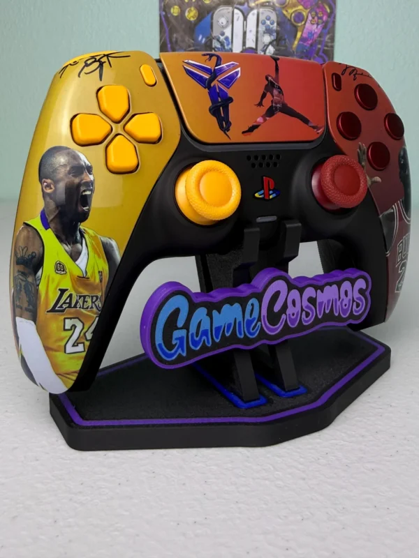 Michael Jordan Kobe Bryant NBA - Glossy Custom Wireless Controller for PS5 Or PC - Image 3