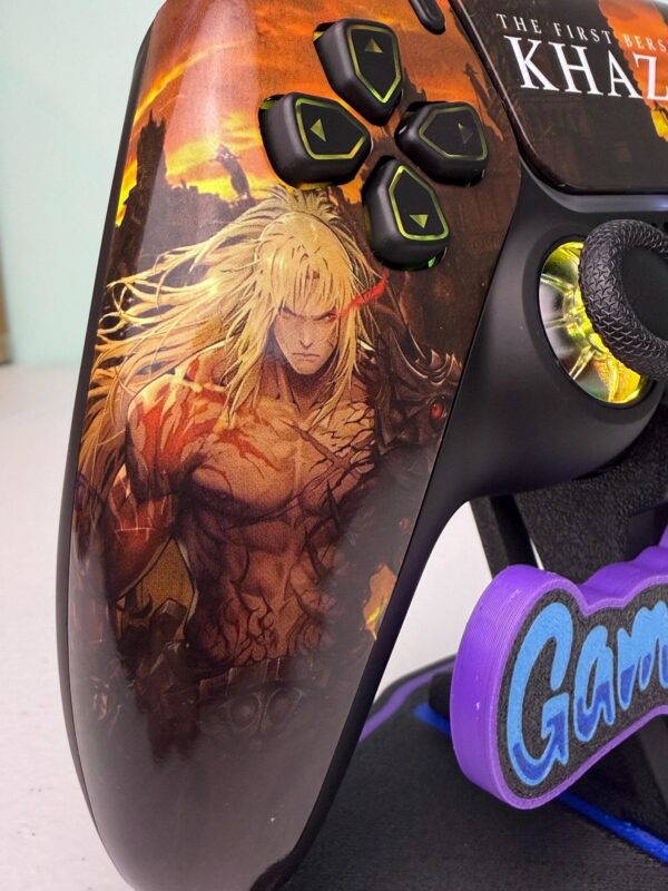The First Berserker Khazan - RGB LED - Custom Wireless Controller for PS5 Or PC - Image 4
